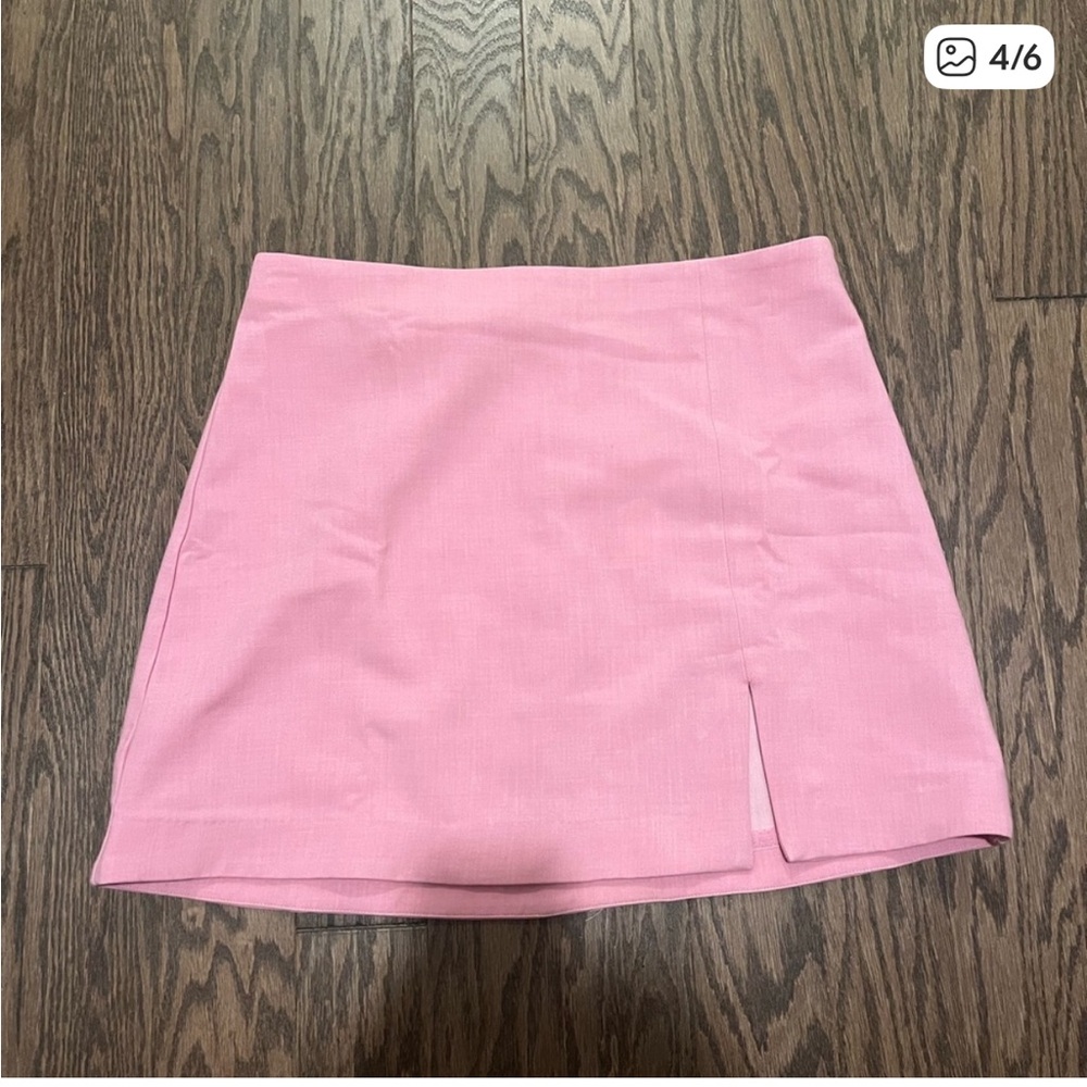 Maeve Pink Mini Skirt - Picture 4 of 6